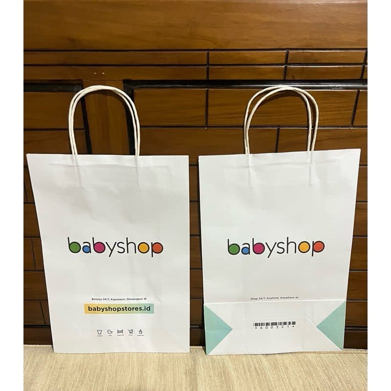 BACA PAPER BAG BABYSHOP disertai dengan pembelian produk BABYSHOP