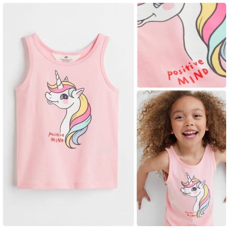 H&M SALE, Unicorn Pink Vest