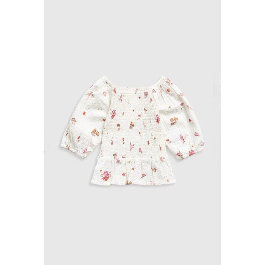 MOTHERCARE SALE, Floral White Woven Blouse — gambar 3