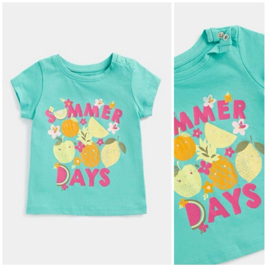 MOTHERCARE SALE, Summer Vibes Green Tshirt